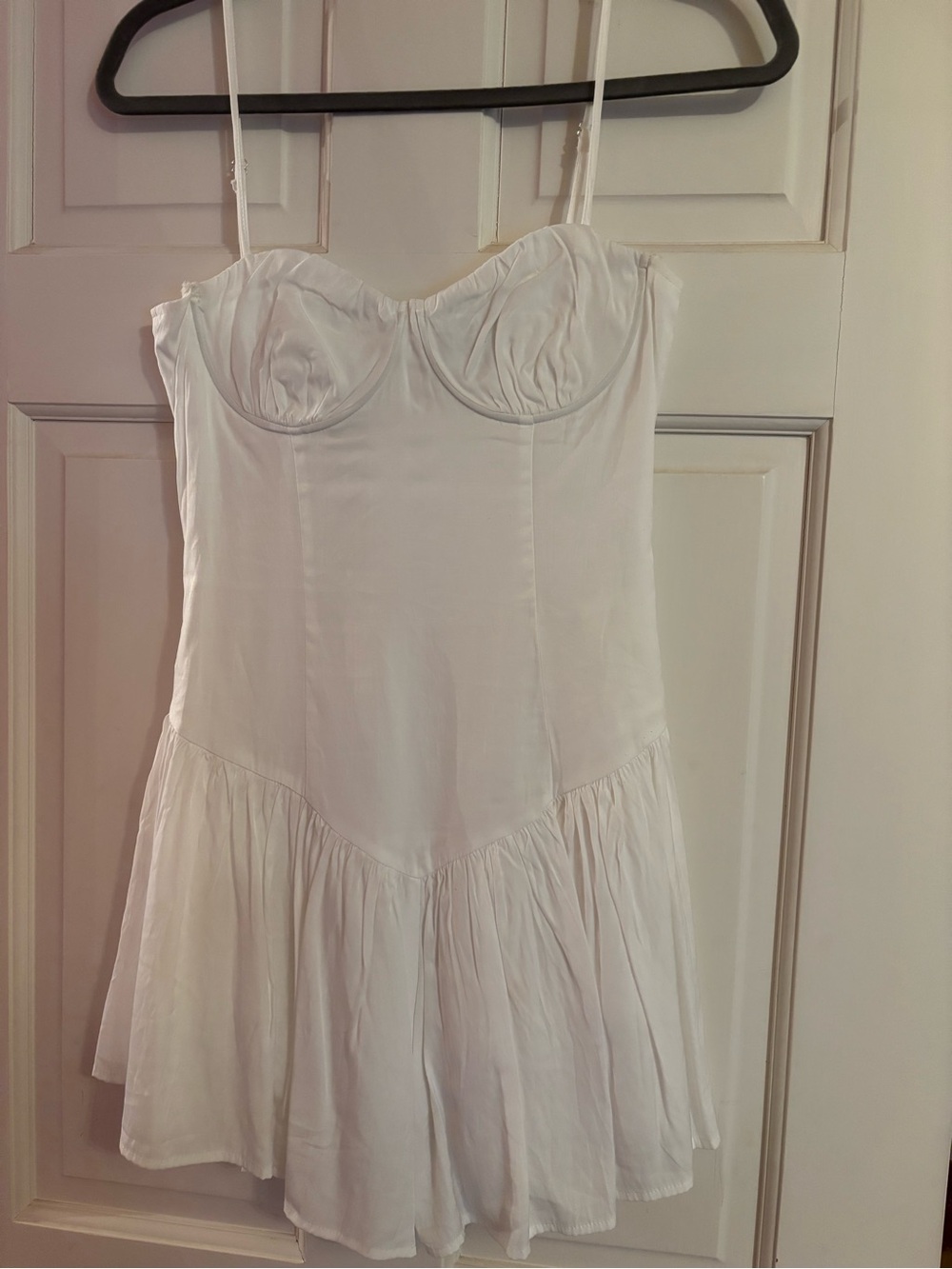 Princess Polly White Spaghetti Strap Sundress with Sweetheart Bodice